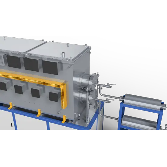 Equipamento de produção de nanotubos de carbono